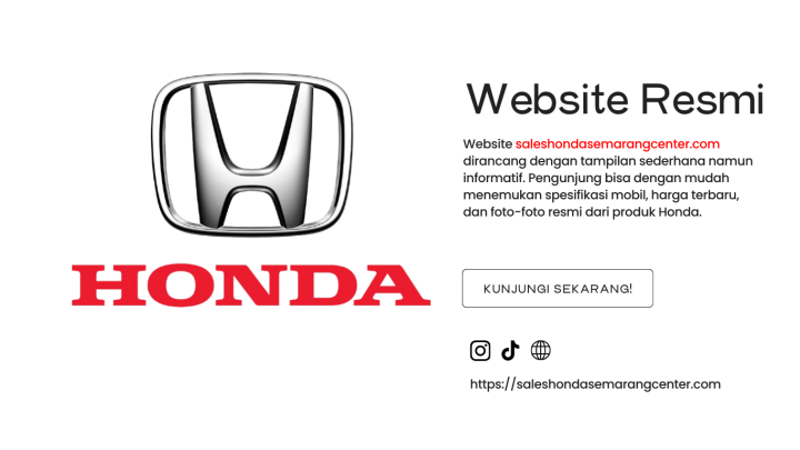 Website Dealer Resmi Mobil Honda Sekarang